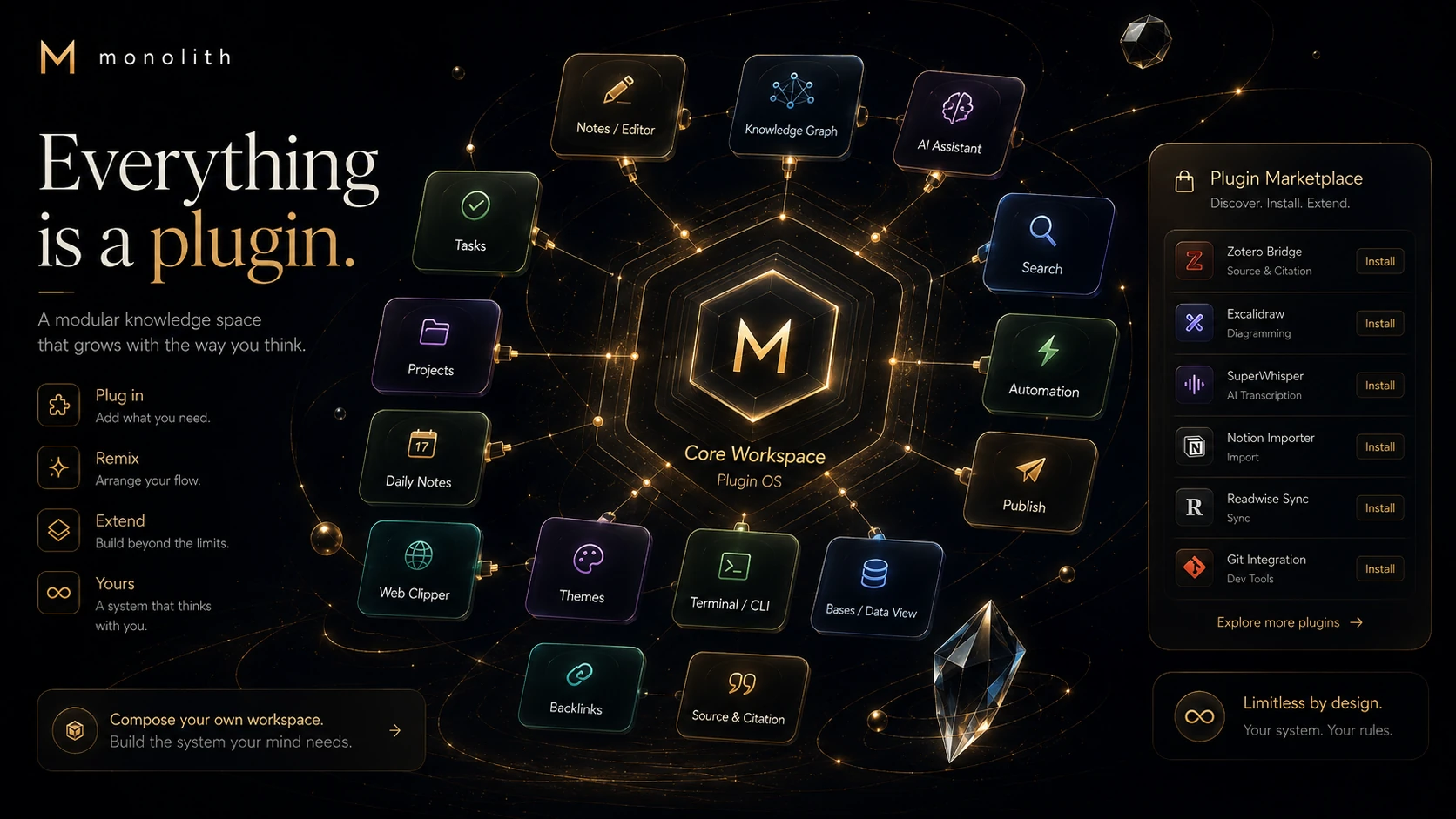 Monolith - Your Local-First Knowledge Operating System